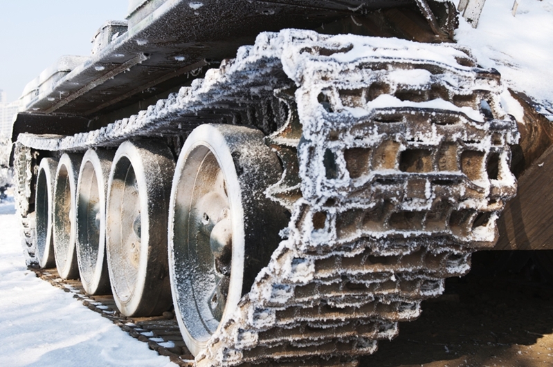 Have you ever seen a car crushed by a tank - we haven't either!